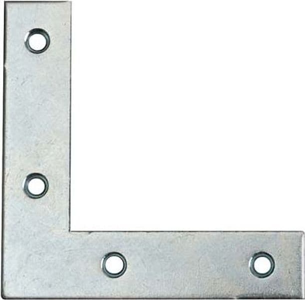 Squadretta Pesante Zincata S 16 x 16 x 1,8 cm 2 mm 50 Pezzi – Autres