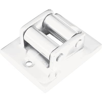 Guidacinghia a Rulli Fori Verticali Cottali Ottone Vern Bianco Mm 45X60 - 2