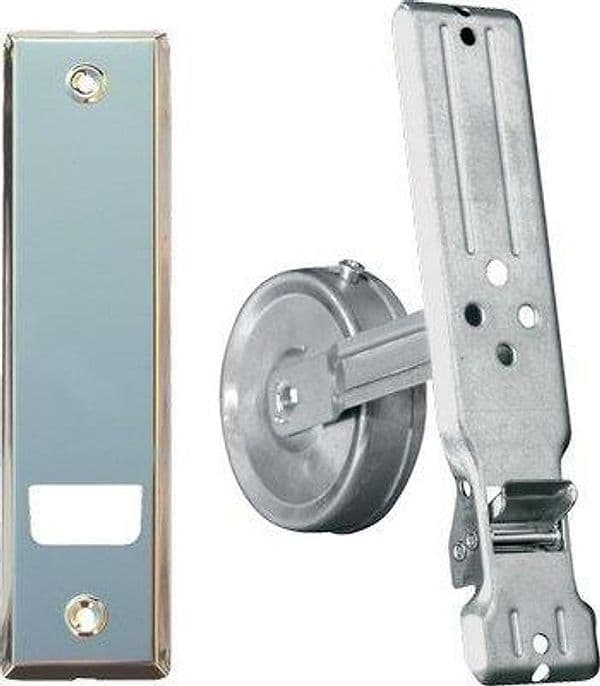 Avvolgitore Incasso con Placca Inox Zincato 12 m Int 185 mm 5 Pezzi – Autres