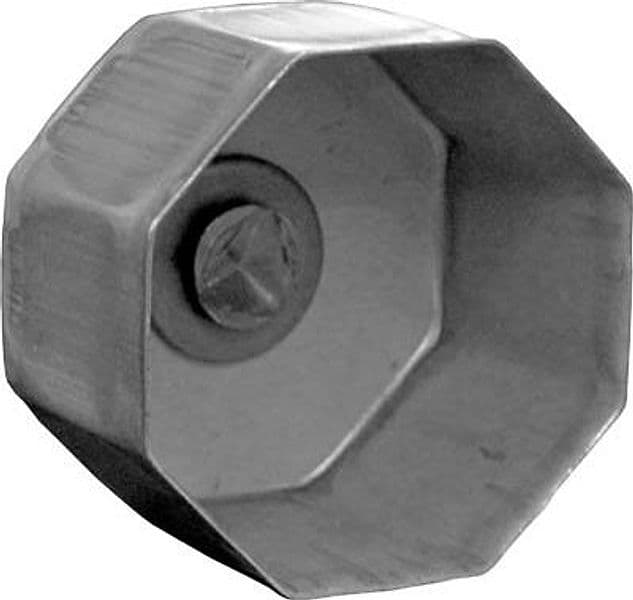 Calotta Liscia per Rullo Avvolgibili Esterna Zincata 60 x 40 mm 10 Pezzi - 2