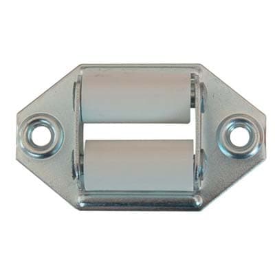 Guidacinghia a Rulli Fori Orizzontali Zincato 60 x 35 mm 50 Pezzi - 2