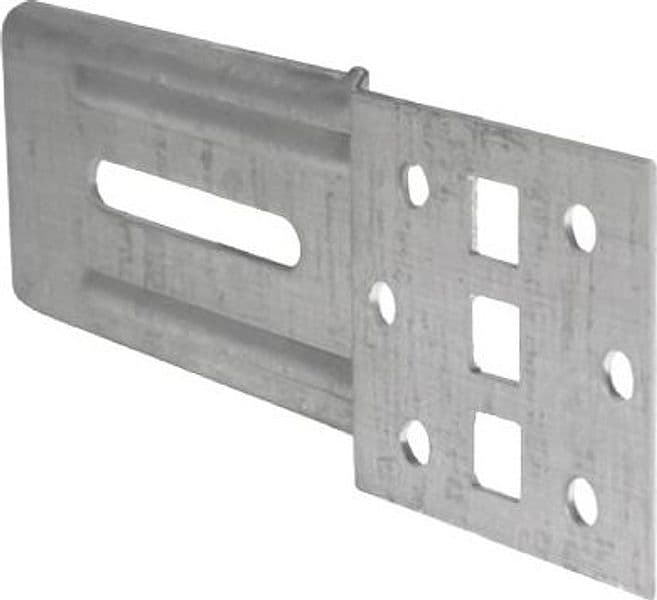 Staffa Supporto Motore 3 Fori per Rullo Avvolgibili 165 x 47 mm 5 Pezzi – Autres