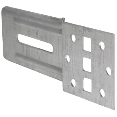 Staffa Supporto Motore 3 Fori per Rullo Avvolgibili 165 x 47 mm 5 Pezzi - 2