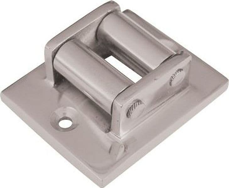 Guidacinghia a Rulli Fori Verticali Cottali Ottone Cromo Satinato Mm 45X60