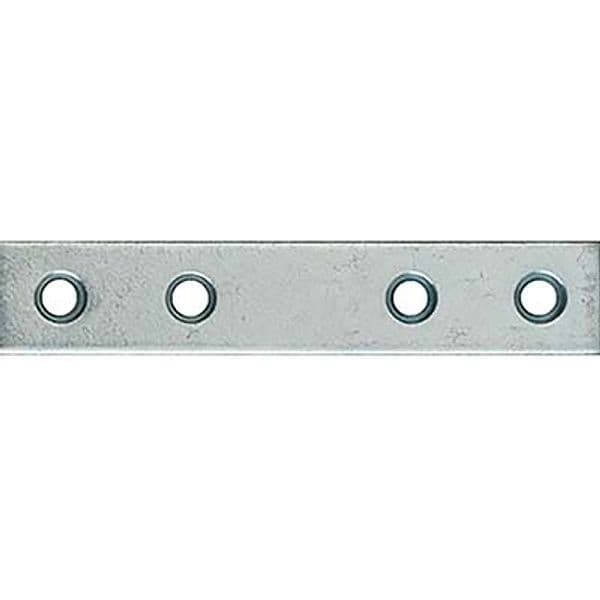 Lastrina 4 Fori Dritta Zincata S 6 x 1,5 cm 2 mm 100 Pezzi – Autres