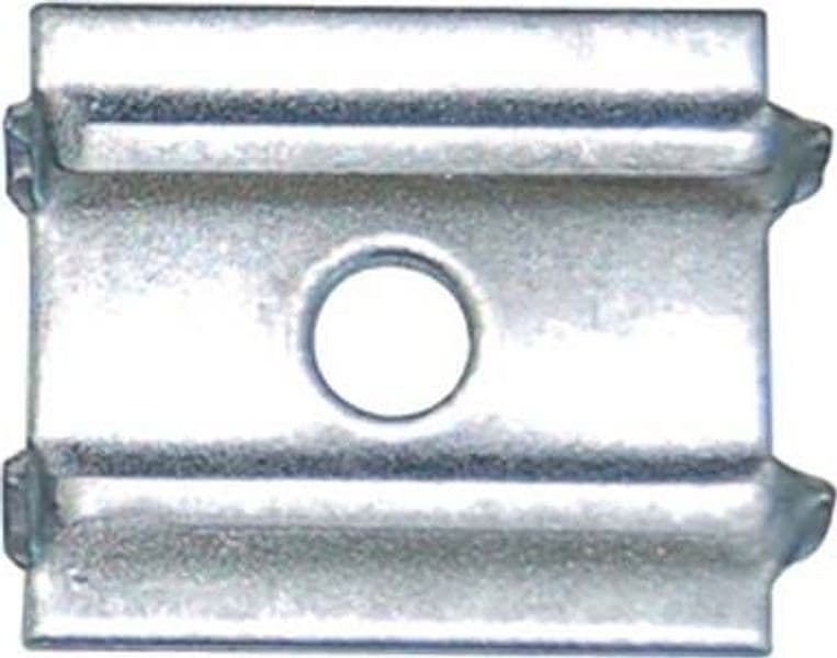 Piastrina Fermaschienali Zincata 18 x 22 mm 500 Pezzi – Autres