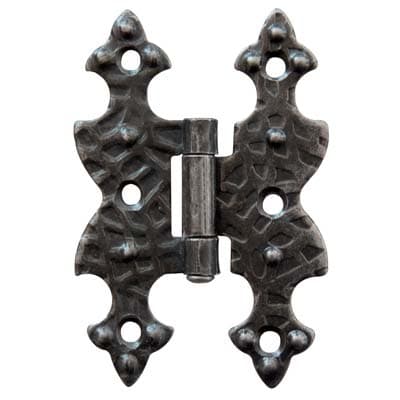 Cerniera a Bandella Doppio T Piana Nero 70 x 45 mm 10 Pezzi - 2