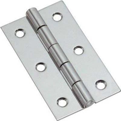 Cerniera Stretta 3323 Valtoce Inox Perno Fisso 50 x 30 x 1,0 mm 24 Pezzi - 2