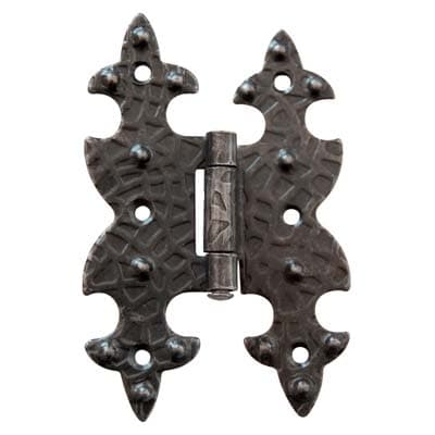 Cerniera a Bandella Doppio T con Collo Nero 70 x 45 mm 12 mm 10 Pezzi - 2