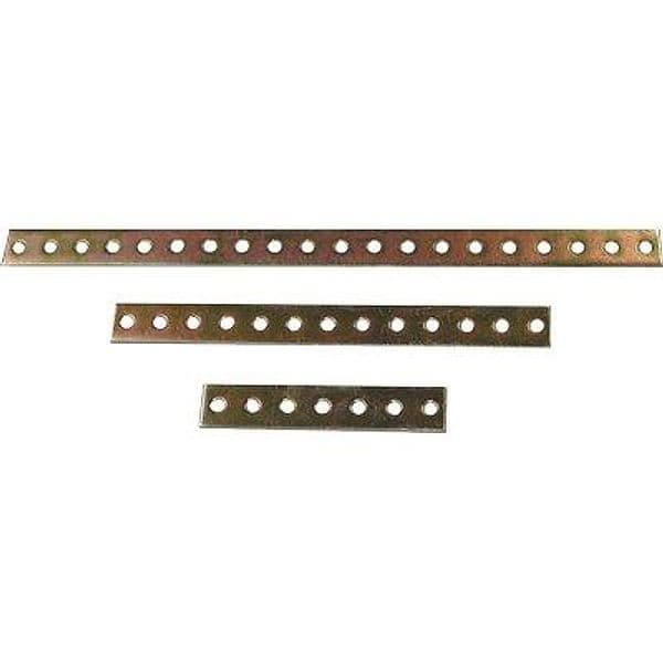 Giunzione Gazebo Pesante Dritta 866 Zincata 200 x 20 mm 4 mm 50 Pezzi - 2