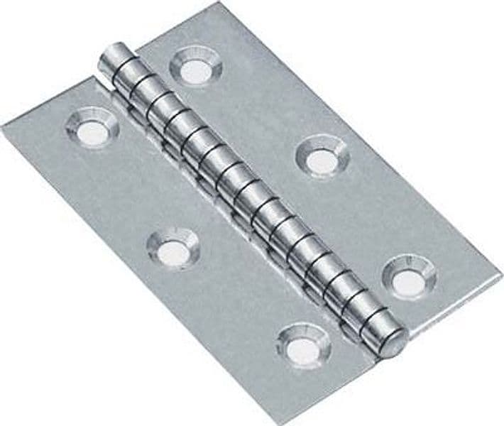 Cerniera Stretta 3324 Valtoce Inox Perno Fisso 60 x 50 x 1,5 mm 25 Pezzi - 2