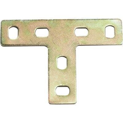 Giunzione Gazebo T 894 Zincata Gialla S 70 x 50 mm 2,0 mm 100 Pezzi - 2