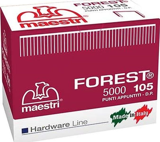 Punto Forest 105 per Fissatrice Ro Ma Zincato 10,05 x 5 mm 5000 Pezzi - 2