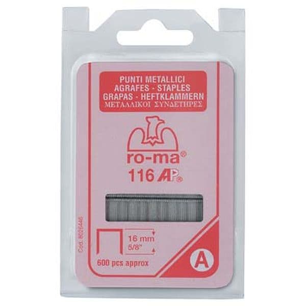 Punto Ap per Fissatrice Self Ro Ma Ap 116 Zincato 10,05 x 16 mm 600 Pezzi - 2