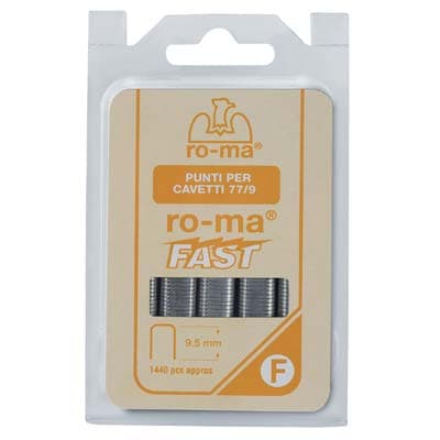 Punto 77 per Fissatrice Fissacavo M77 Ro Ma 77 x 9 Zincato 5 x 9 mm - 2