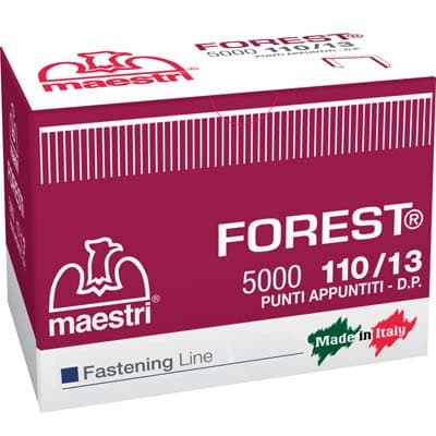 Punto Forest 110 a 13 per Fissatrice Ro Ma Zincato 10,05 x 10 mm 5000 Pezzi - 2