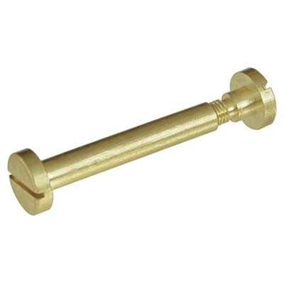 Vite Giunzione Mobili Cannocchiale Ottone 6 mm 30 mm 50 Pezzi - 2