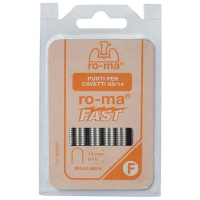 Punto 88 per Fissatrice Fissacavo M88 Ro Ma 88 a 14 Zincato 6,6 x 14 mm - 2