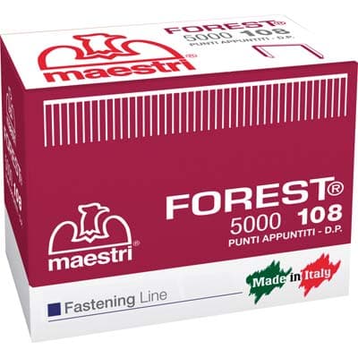 Punto Forest 108 per Fissatrice Ro Ma Zincato 10,05 x 8 mm 5000 Pezzi - 2