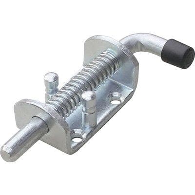 Catenaccio con Molla Tondo 057 Ibfm Zincato 40 mm 7,5 cm 8 Pezzi - 2