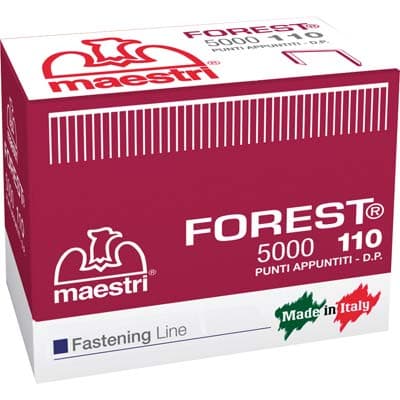 Punto Forest 110 per Fissatrice Ro Ma Zincato 10,05 x 10 mm 5000 Pezzi - 2