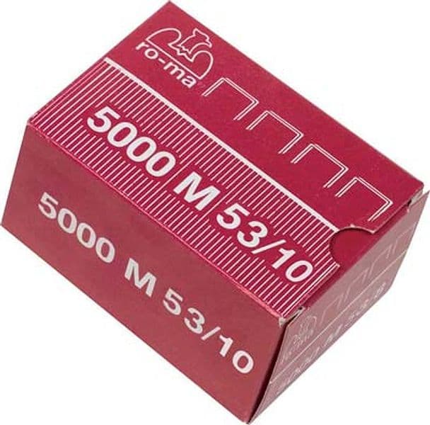 Punto 53 per Fissatrice Ro Ma M 53 a 10 Zincato 10,15 x 10 mm 5000 Pezzi - 2