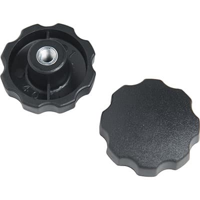 Volantino Femmina in ABS M 8 Ø 30 mm 10 Pezzi - 2