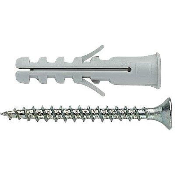Tassello Nylon Eb Va Elematic Vite TSP Cava Pz Bordato Eb Va 6 100 Pezzi - 2