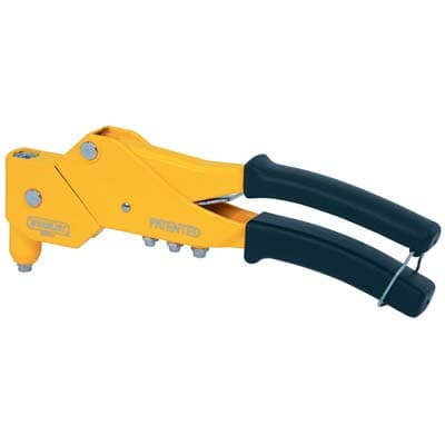 Rivettatrice Manuale MR77 Stanley Acciaio Testa Girevole Mm 2,4 x 4,7 - 2