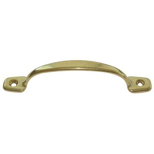 Maniglietta Ottone per Mobili Lucido Int 140 mm 10 Pezzi - 2