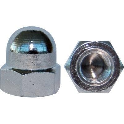 Dado Esagonale Cieco Zincato M 6 100 Pezzi - 2