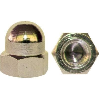 Dado Esagonale Cieco Ottone M 8 50 Pezzi - 2