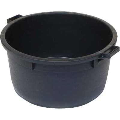 Mastellone Sottospina Tondo Nero con Manici Ics Ldpe Lt 100 cm 75 H.cm 33 - 2