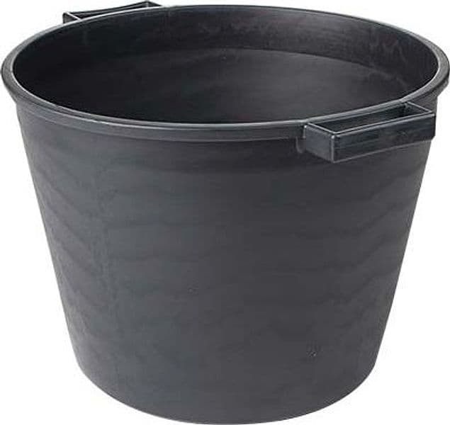 Cassa Porta Macerie Ics Fondo Tondo Pe Nero H. Litri 25 40 cm 30 cm 5 Pezzi