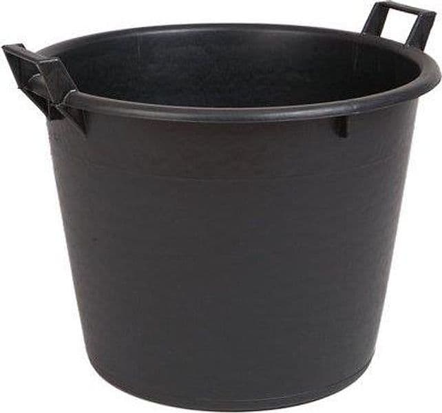 Mastello Tondo 2 Manici Ics Ldpe Nero Lt 65 cm 55 H.cm 41 - 2