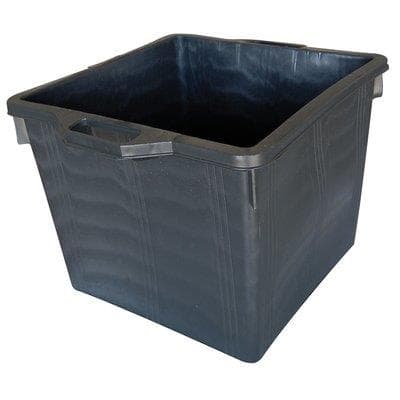 Mastellone Quadrato Nero Ics Ldpe Lt 60 cm 48X48 H.cm 37 con Manici - 2