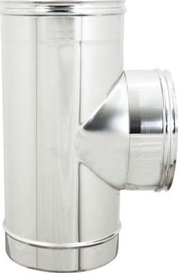 Tubo a Tee 90 ° Mff Acciaio Inox AISI 304 cm 8 - 2