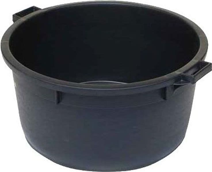 Mastellone Sottospina Tondo Nero con Manici Ics Ldpe Lt 80 cm 65 H.cm 32 - 2