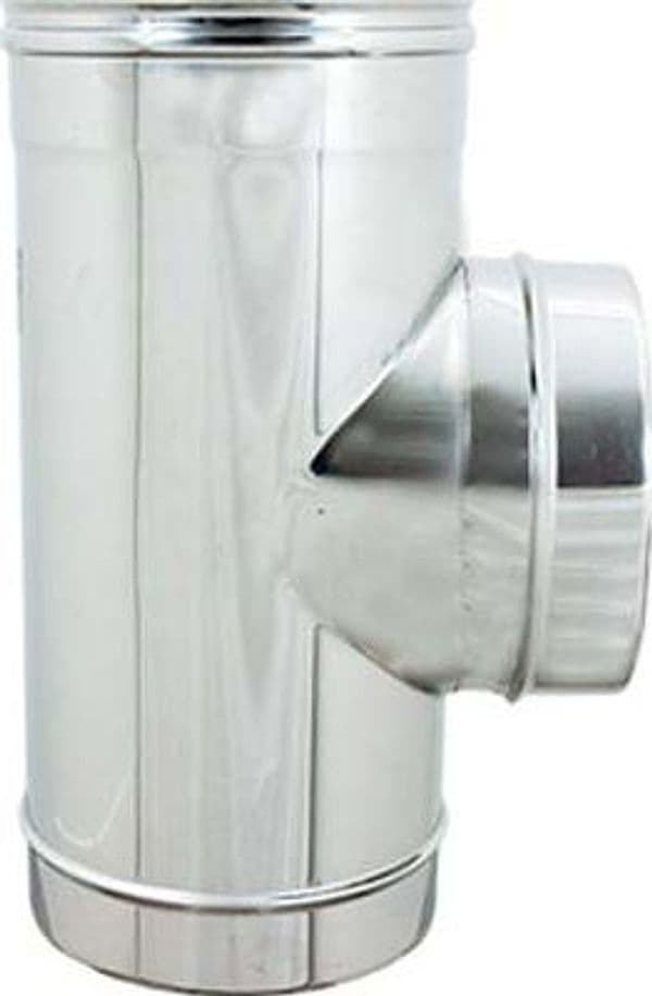 Tubo a Tee 90 ° Mmf Acciaio Inox AISI 304 cm 8 Mmf - 2