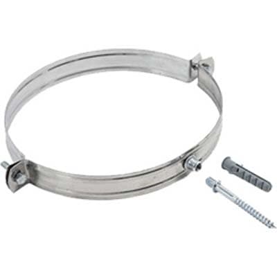 Collare Reggitubo Acciaio Inox AISI 304 con Tassello 12 cm 10 Pezzi - 2
