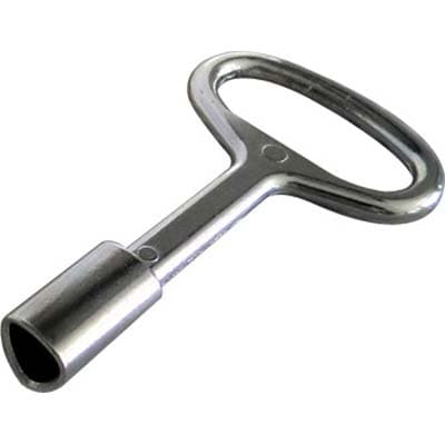 Chiave per Quadri Elettrici Zama Nichelata 20 Pezzi - 2