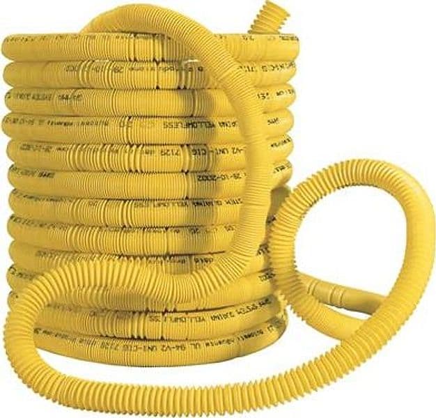 Guaina Spiralata per Tubo Gas Ppl Giallo Mm 25 50 m - 2