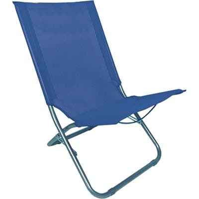 Spiaggina Sunny Domus Acciaio Poly Blu Cm 42X63 H.cm 75 - 2