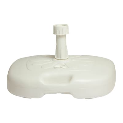 Base per Ombrellone Pehd Medium Bianco per 45 F 22 a 35 mm 5 Pezzi - 2