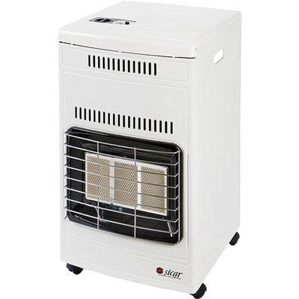 Stufa Gas GPL Infrarossi Euro 90 Sicar Bianco Watt 4200 cm 42X45 H.cm 77,5 - 2