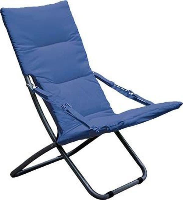 Sdraio Lounge Plus Domus Acciaio Poly Cm 83X50 H.cm 93 - 2