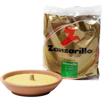 Fiaccola Terracotta Zanzarillo Citronella 15 cm H 35 mm 25 Pezzi - 2