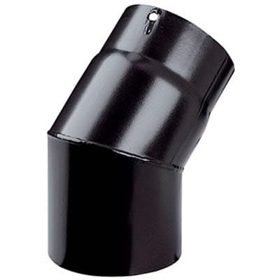 Gomito Legna 45 ° Plus Nero Opaco Save Cm 13 - 2