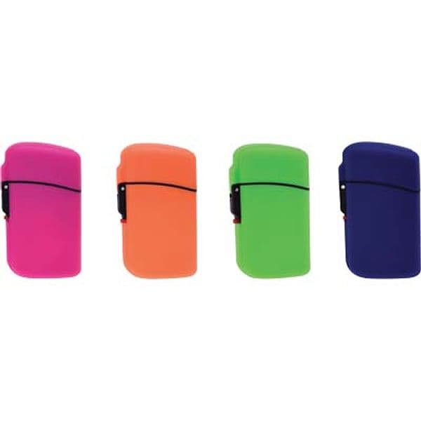 Accendino Ricaricabile Jet Flame Surf Piezo Antivento Colori Mix 20 Pezzi - 2