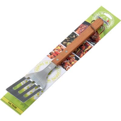 Paletta Barbecue PA390 Ompagrill Inox Legno 39 cm 3 Pezzi - 2